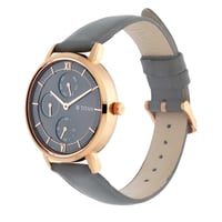 ساعة تيتان رجالي جلد Workwear Watch with Grey Dial...