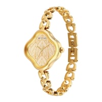 ساعة تيتان نسائي Titan Analog Beige Dial Women's C...