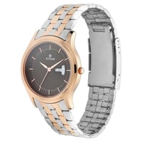 ساعة تيتان رجالي Titan Gents Karishma Analog Brown...