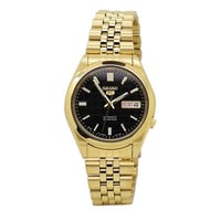 ساعة سيكو فايف اتوماتيك رجالي ذهبي SNKG50J1