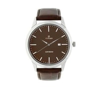 ساعة تيتان رجالي جلد Titan Analog Brown Dial Men's...
