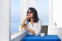 ساعة شين من كاسيو جلد SHE-3064PGL-7A