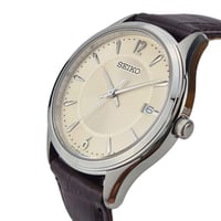 ساعة سيكو جلد رجالي Seiko Noble Quartz Men's Watch...