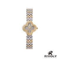 ساعة نسائي من ريفولي بلون ذهبي وذهبي