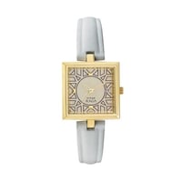 ساعة تيتان راجا جلد نسائي Titan Champagne Dial Ana...