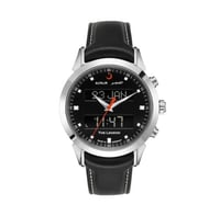 ساعة الفجر الفاخرة 360 جلد فضي