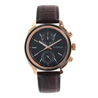 ساعة تيتان رجالي جلد Titan Men Leather Analog Watc...