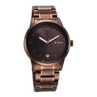 ساعة تيتان رجالي Titan Neo Splash Brown Dial Analo...
