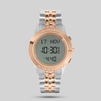 ساعة الفجر الحديث ستانلس ستيل لونين موديل AL274TTR...