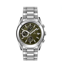 ساعه جوينر رجالي كرونو جراف استيل اخضر JO-14229