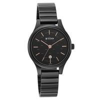 ساعة تيتان نسائي Titan Ladies Karishma Black Dial...