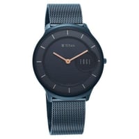 ساعة تيتان إيدج سليم من الفولاذ المقاوم للصدأ بمين...