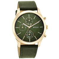 ساعة تيتان رجالي Titan Analog Green Dial Men's Wat...