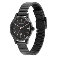 ساعة تيتان نسائي Titan Ladies Karishma Black Dial...
