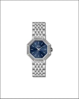 ساعة نسائية ماركة مارتيني فضي مينا كحلي