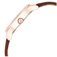 ساعة تيتان نسائي جلد Titan Analog White Dial Women...