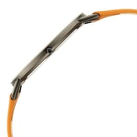 ساعة تيتان إيدج للرجال بمينا بيج وسوار جلدي تناظري