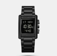 ساعة الفجر الحديث ديلوكس اسود موديل AL208B