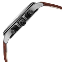 ساعة تيتان رجالي جلد Workwear Silver Dial Brown Le...