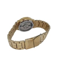 ساعة سيكو فايف رجالي اتوماتيك ذهبي SNK472J1