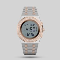 ساعة الفجر الحديث النسائية الفاخرة - لونين نحاسي A...