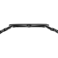 ساعة تيتان إيدج كوارتز أنالوج بمينا أسود وسوار من...