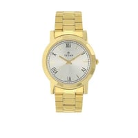 ساعة تيتان رجالي استيل Titan Analog Silver Dial Me...