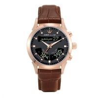 ساعة الوتر دبل تايم جلد برونزي WM-10L-B2 الضمان 5...