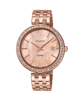 ساعة شين من كاسيو استيل SHE-4052PG-4A