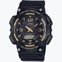 ساعة كاسيو رجالية أسود بلمسات زرقاء AQ-S810W-1A3V