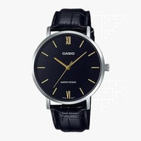 ساعة كاسيو جلد رجالي اسود CASIO Analog Men Formal...
