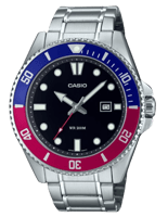 ساعة كاسيو سبورت رجالي ببسي MDV-107D-3A2V