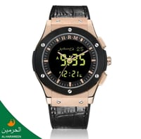 ساعة الحرمين الرجالية جلد فاخر HA-6108 قياس 48MM -...