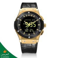 ساعة الحرمين الرجالية جلد فاخر HA-6108 قياس 48MM -...