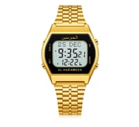 ساعة الحرمين الكلاسيكية الجديدة 6468-HA شاشة عريضة...