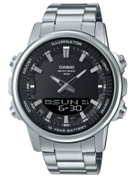 ساعة كاسيو رجالي مينا اسود AMW-880D-1AV