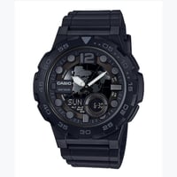 ساعة كاسيو رجالية أسود AEQ-100W-1BV