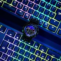 ساعة جي شوك كاسيو رجالي اسود GA-100RGB-1A