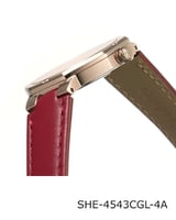 ساعة شين من كاسيو جلد SHE-4543CGL-4A