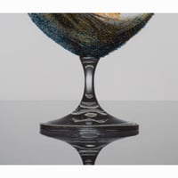 لوحة مودرن بإطارخشبي أسود