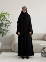 Classic ( عباية نص كلوش سادة )