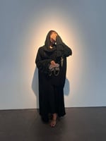 عباية باكمام شك خرز