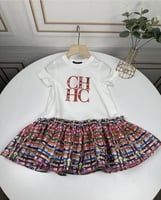 فستان CH بكشكش