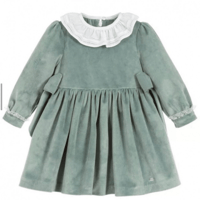 فستان مخمل مع القبعة