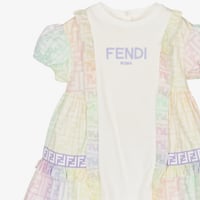 فستان فيندي انيق بألوان زاهية