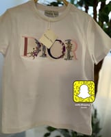 تيشيرت ديور مطرز