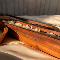 شمعه خشبيه ب 3 فتائل