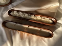 شمعه خشبيه ب 3 فتائل