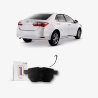 طقم فحمات خلفي كورولا 2014 - 2017