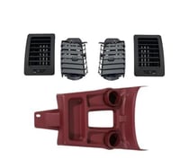 بكج ديكور قير عنابي و ريش مكيف وسط، ريش مكيف أطراف...